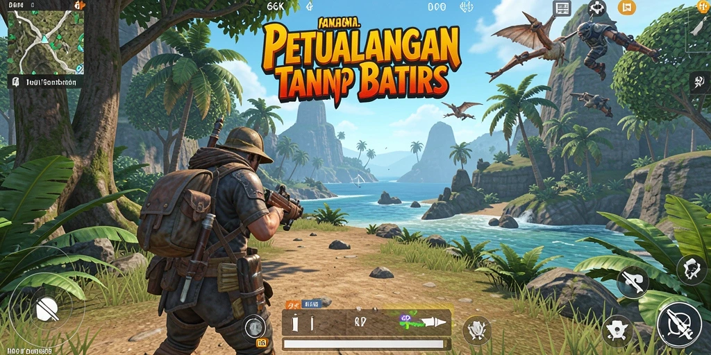 Tampilan menarik dari gameplay Open World di 66K.
