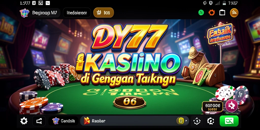 Tampilan menarik dari gameplay Kasino DY777 yang menggembirakan.
