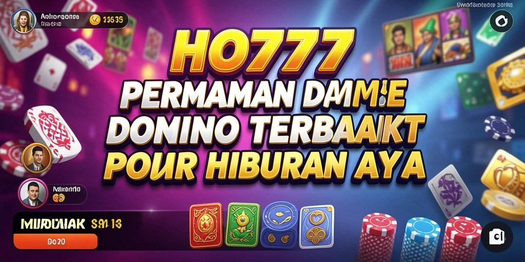 Tampilan gameplay menarik dari permainan Domino HO777.
