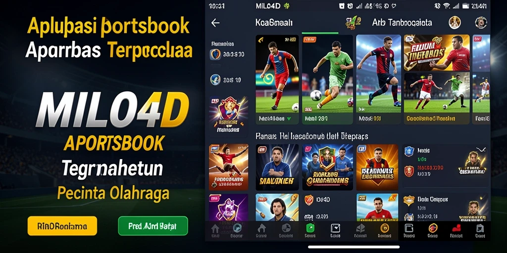 Tampilan gameplay MILO4D saat taruhan olahraga berlangsung.
