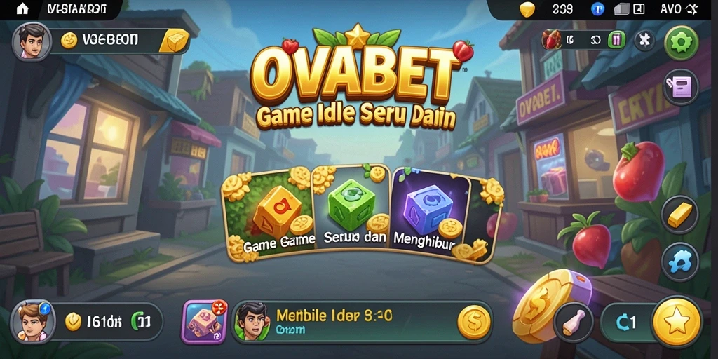 Screenshot gameplay OVABET menampilkan aksi Idle yang menyenangkan.