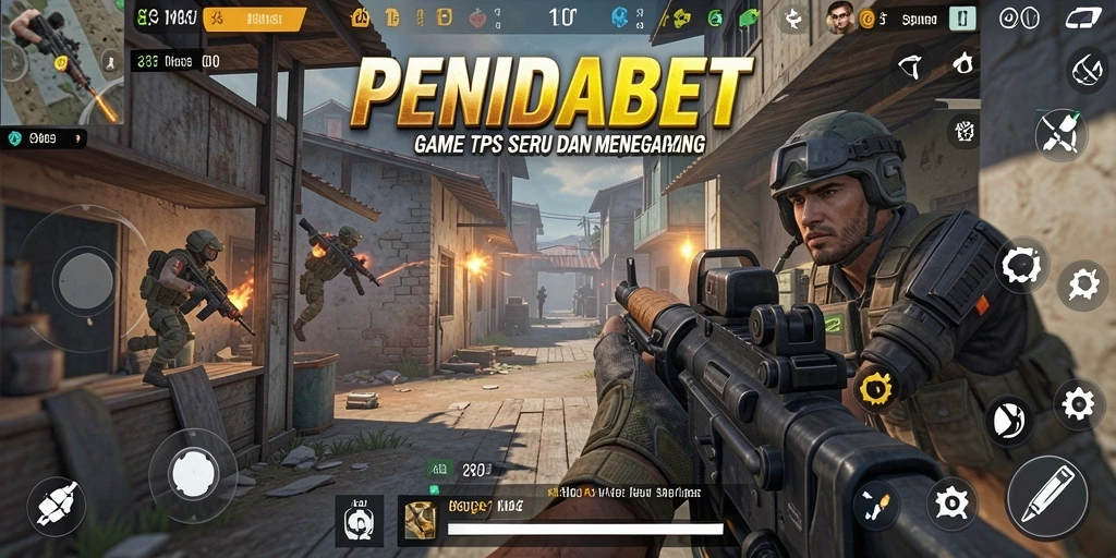 Tampilan aksi mendebarkan dari gameplay PENIDABET yang seru.