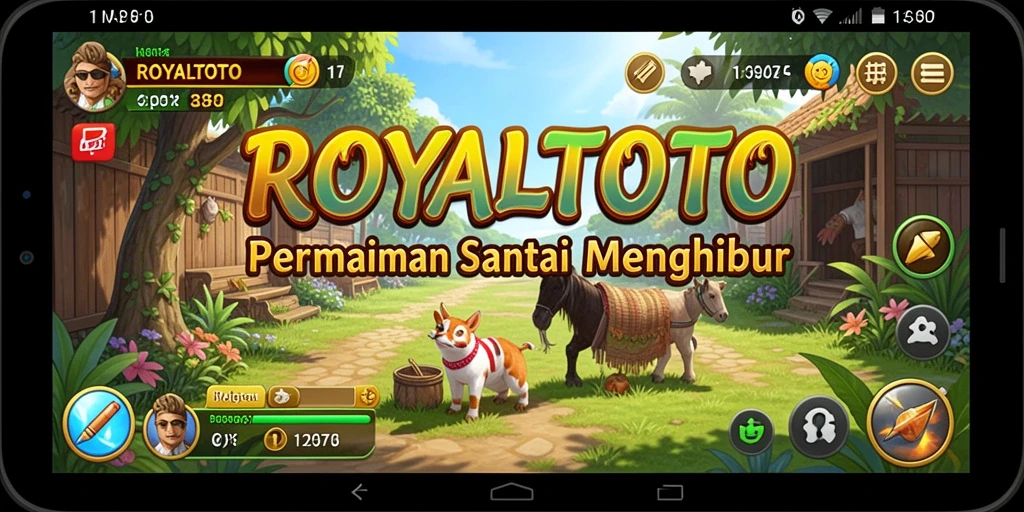 Tampilan gameplay santai dari ROYALTOTO yang mengasyikkan.