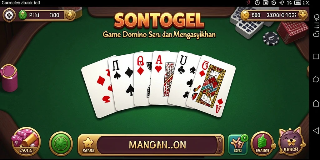 Tampilan gameplay seru dan interaktif dari SONTOGEL.