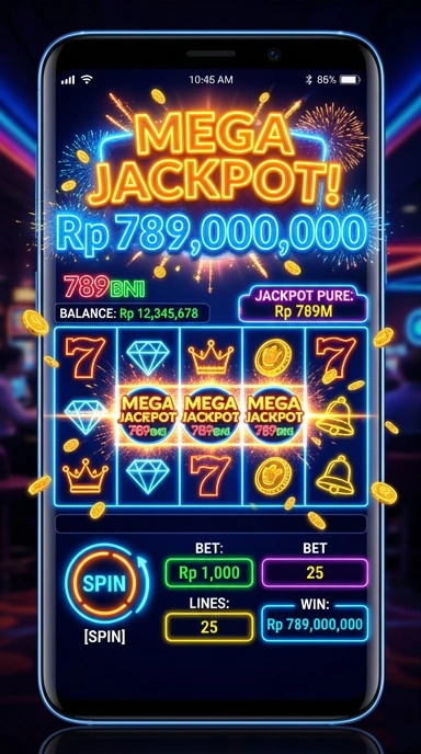 Pengguna sedang menikmati beragam aplikasi di 789bni.